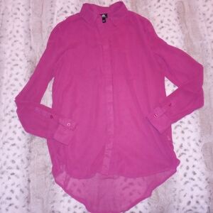 Rock & Republic Sheer Button Up Shirt